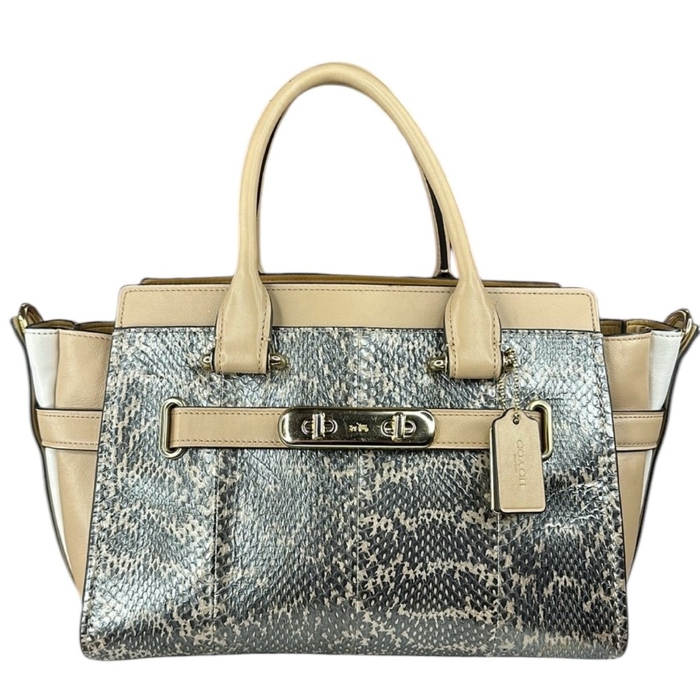 COACH - Swagger REAL SNAKE SKIN  27 In